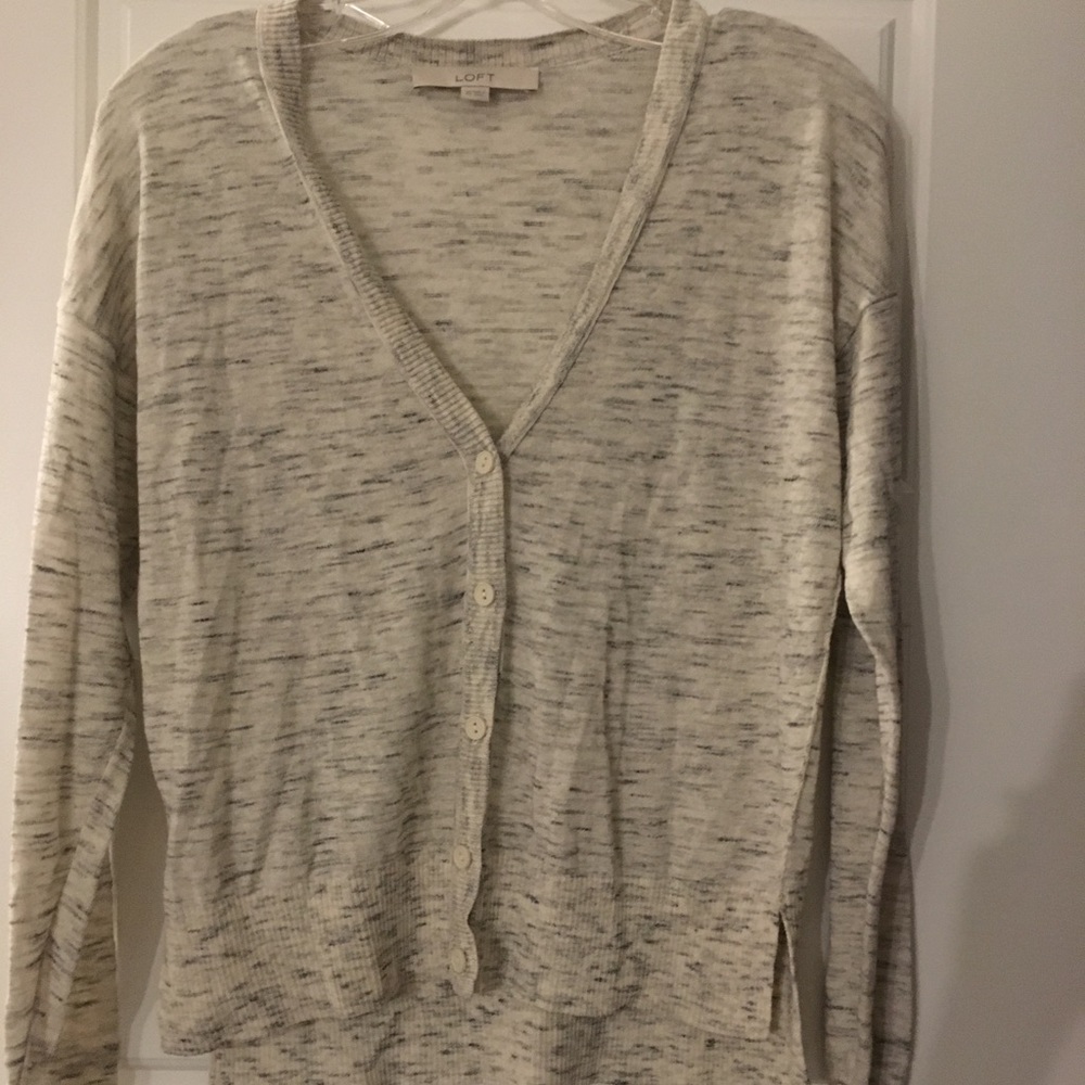Black and white cardigan